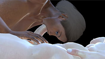 Ebony busty babe gets doubled by two studs deepthroat anal bbc huge tits animated vam hentai cartoon Ebony busty babe gets doubled by two studs deepthroat anal bbc huge tits animated vam hentai cartoon