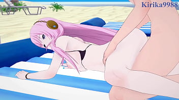 Megurine luka and meiko intense sex project sekai vocaloid hentai