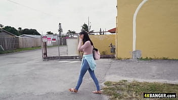 Young babe getting her pussy fucked in a van Young babe getting her pussy fucked in a van