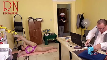 Yoga time in the office regina noir scene 6