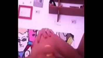 Dark teen toys with that ass