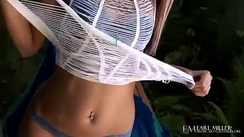 Amateur christine alexis teases her pussy and plays with her clit