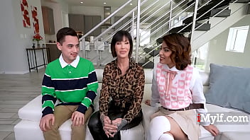 Family turns dork into a stud with step mom's and step sister's help