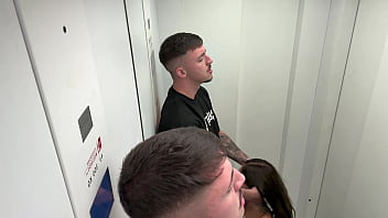 My girlfriend and i get caught having sex in the elevator rossa vax