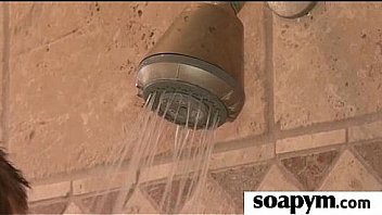 Soapy massage end with a big cumshot 1