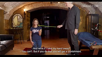 Teaching her to be a good girl