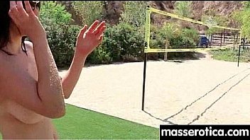 Hot teen masseuse given strong orgasm 9