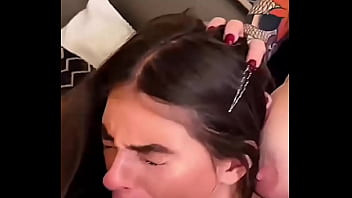 Mobile pov double blowjob with busty milf and perfect teen model