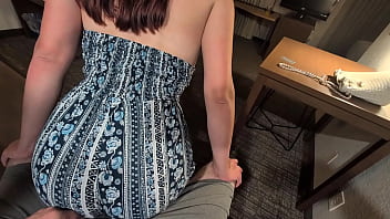 Pawg bouncing on hard cock in shorts Pawg bouncing on hard cock in shorts