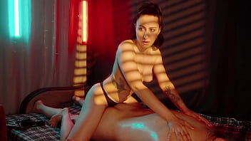 Happy ending massage in underground salon long haired masseuse jerked me off