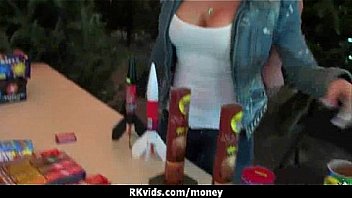 Sexy wild chick gets paid to fuck 21