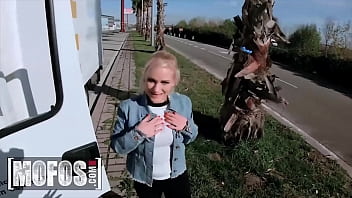 Mofos moving truck public fuck