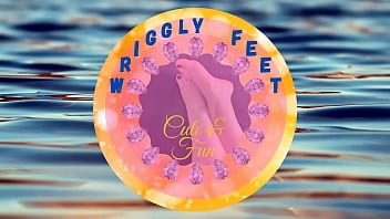 Feetfetish video with my foot dancing with the lace curtains