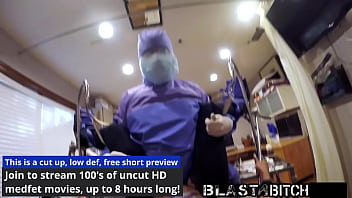 Captive taylor ortega pussy gets blastedwith cum patients pov version