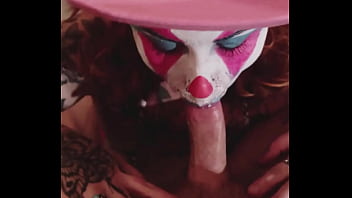 Should i recreate this clown girl blowjob this year