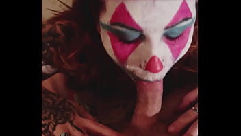 Should i recreate this clown girl blowjob this year