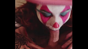 Should i recreate this clown girl blowjob this year