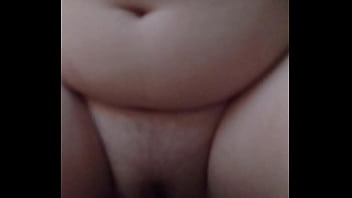 I creampie my bbw girlfriend