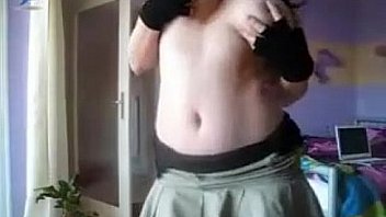 Sexy chubby teasing chik