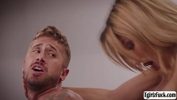 Shemale eva paradis cheats on her future husband to a religous dude wesley woods