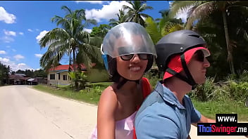 Sexy thai teen grabbed big cock and swallowed it and pleased her partner in outdoor sex action Sexy thai teen grabbed big cock and swallowed it and pleased her partner in outdoor sex action