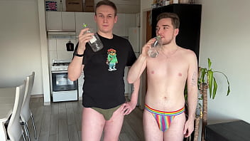Gay water challenge with my boyfriend gone wild