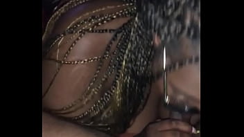 Thick whore swallows dick whole