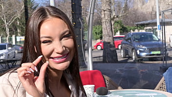 Tempting tourist monika fox sucks and fucks in no strings dp foursome gp2944