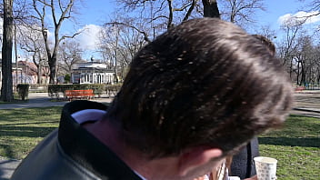 Tempting tourist monika fox sucks and fucks in no strings dp foursome gp2944