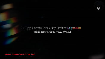Billie star dressed up for me huge facial