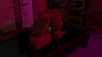 Roblox bunny girl loves hopping on cock