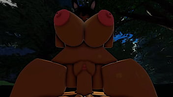 Roblox bunny girl loves hopping on cock