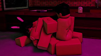 Roblox bunny girl loves hopping on cock