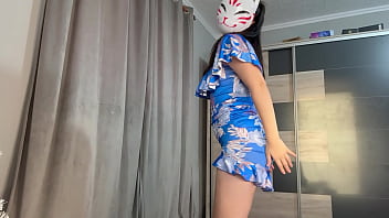 I really like to play with my pussy in a blue mini skirt i show my sharp pussy and enjoy my creamy pussy babe hot