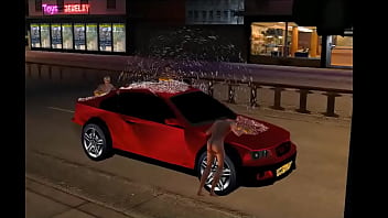 Wash the car nude on imvu