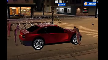 Wash the car nude on imvu