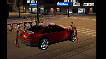 Wash the car nude on imvu