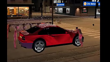 Wash the car nude on imvu