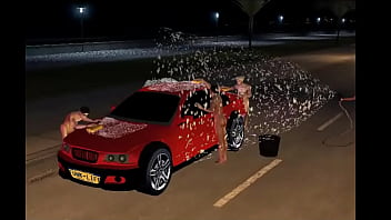 Wash the car nude on imvu Wash the car nude on imvu