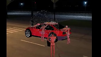 Wash the car nude on imvu