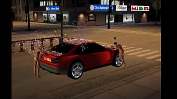 Wash the car nude on imvu