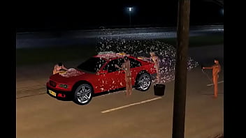 Wash the car nude on imvu