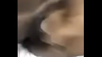 Black girl playing with herself