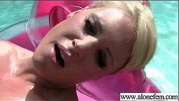 Horny girl fill her holes will all kind of sex toys vid 04