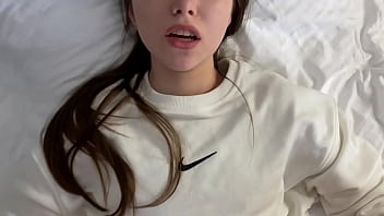 The roommate decided to help clean up paid her back with sex