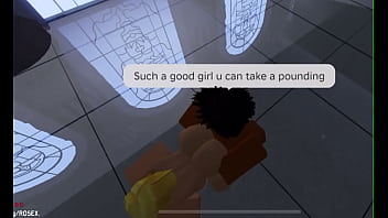 Fucking trans girl on roblox