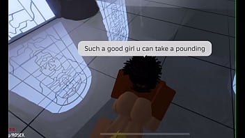 Fucking trans girl on roblox