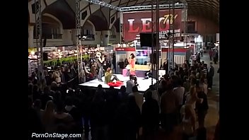 Real porn on stage