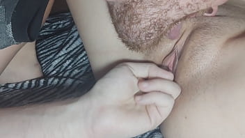 Close up of korean girl's pussy fondling with fingers and tongue