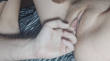 Close up of korean girl's pussy fondling with fingers and tongue